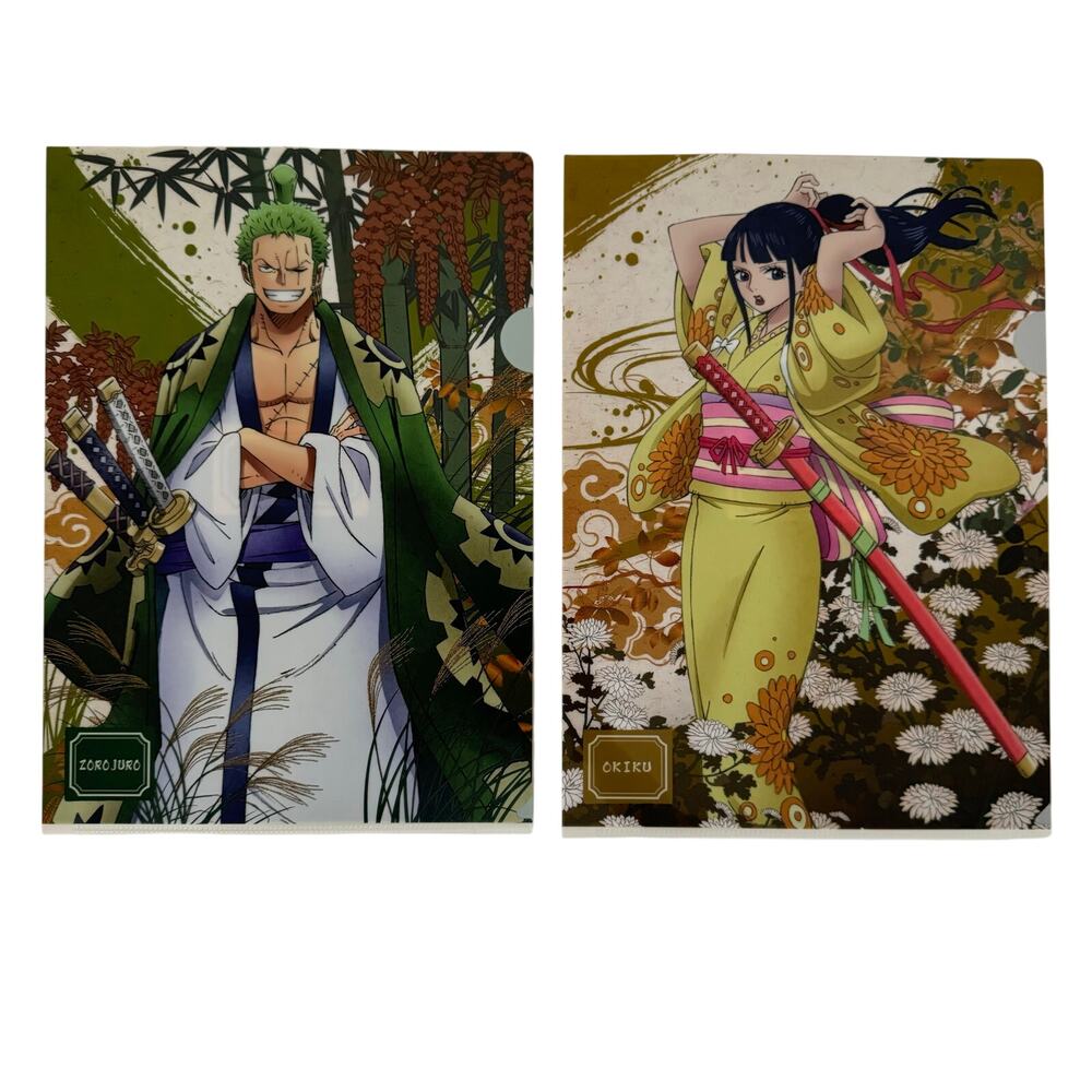 2 One Piece Mugiwara Store Collaboration Ichiban Kuji Prize Visual Art Sheet